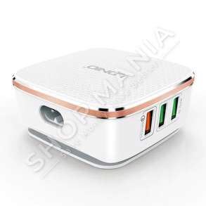 LDNIO - KARIKUES MULTIFUNKSIONAL ME 6 PORTA 50W "USB CHARGER LDNIO 6 PORTS 5V/2.4A-9V/1,67A 50W WHITE" - 6933138667040