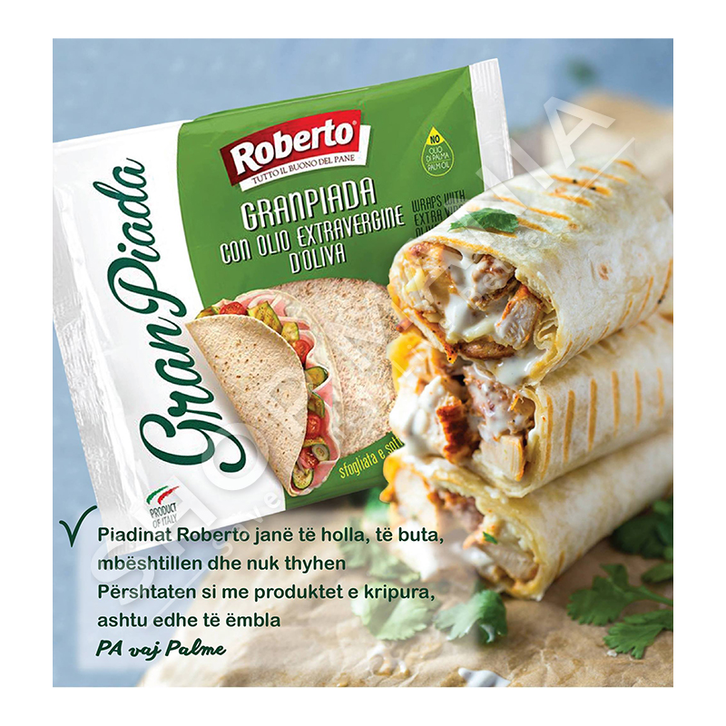 ROBERTO - PIADINA ME VAJ ULLIRI EXTRA TE VIRGJER "GRANPIADA" - 330G
