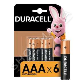 DURACELL - BATERI 6COPE AAA 1.5V - 050401002093
