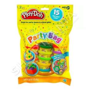 HASBRO - SET ME 15 TASA ME PLASTELINA +2VJEC "PLAYDOH PARTY BAG 15 COUNT BAG" - 5010994913458