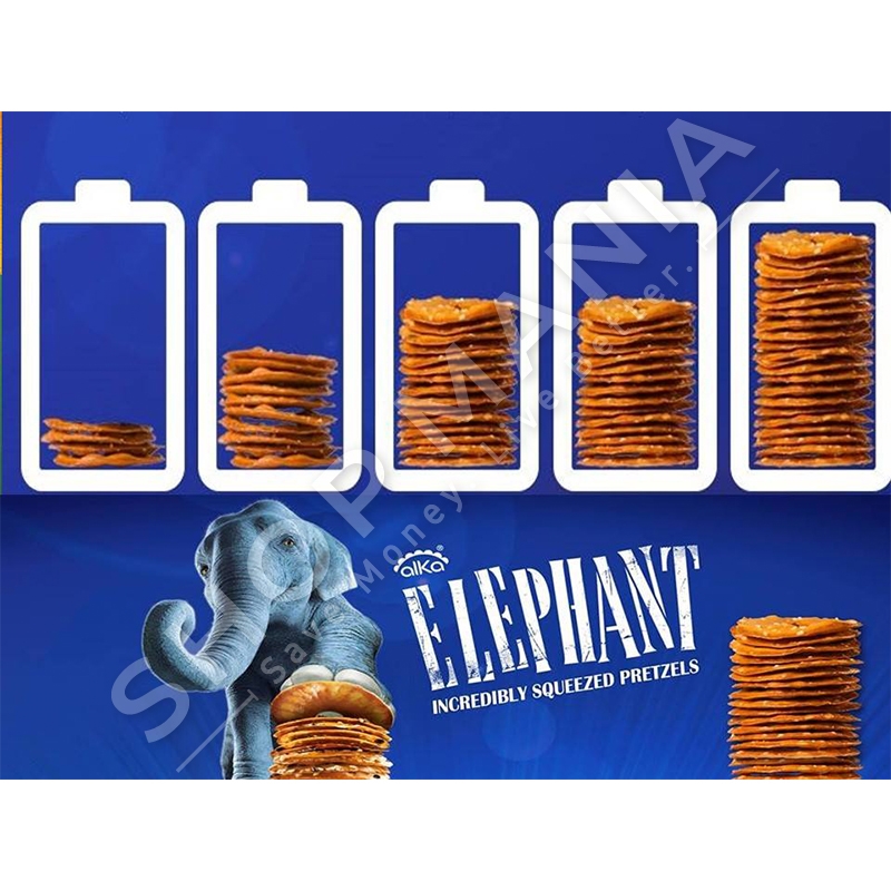 ALKA ELEPHANT - CRACKERS ME KRIPE - 80G