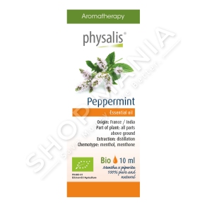 PHYSALIS - VAJ MENTE PER QETESIMIN E RRUGEVE TE FRYMEMARRJES & LEHTESIMIN E FRYRJES SE BARKUT 30ML "PEPPERMINT MENTHA X PIPERITA"
