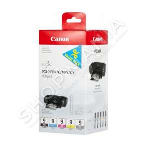 CANON - MULTIPACK NGJYRË E ZEZË/NGJYRË E KALTËR/NGJYRË MAGENTA/NGJYRË E VERDHË/NGJYRË GRI PGI-9MULTI2 1034B013 5 KARTUÇA PGI-9: PBK +C +M +Y +GY