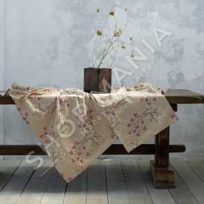 MBULESE TAVOLINE 100% PAMBUK "CLEMENTIA" - 150X150CM