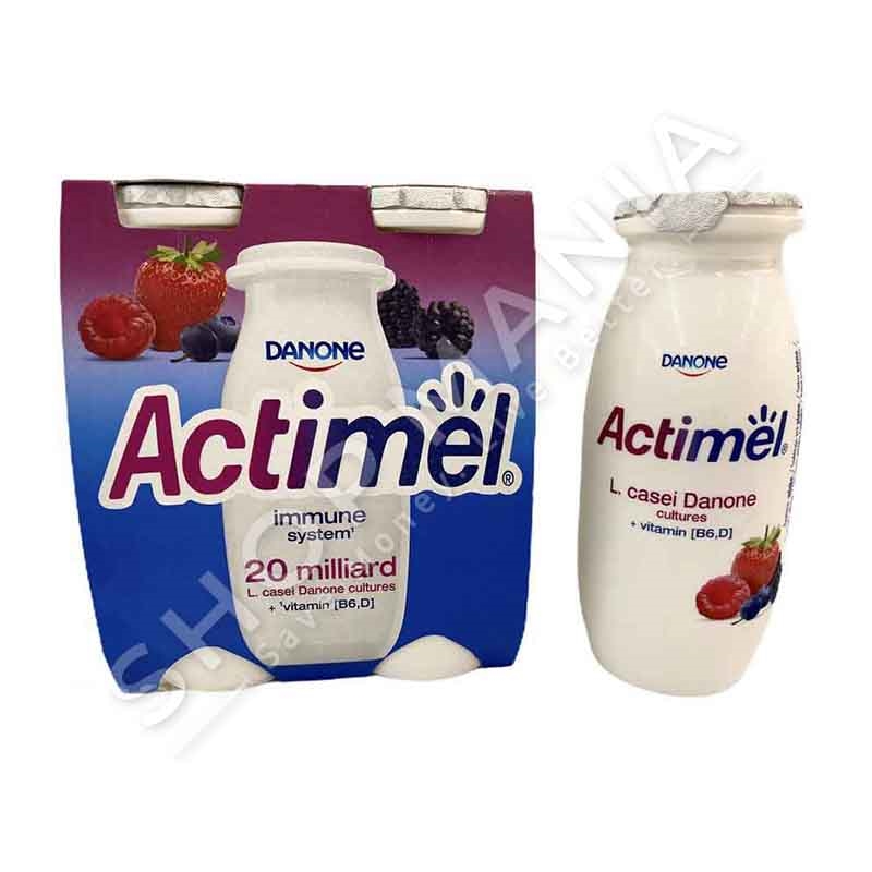 DANONE/ACTIMEL - KOS I LENGSHEM ME FRUTA PYLLI - 4 x 100G