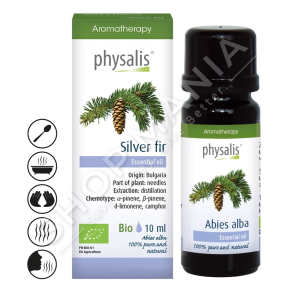 PHYSALIS - VAJ ESENCIAL I BREDHIT TE ARGJENDTE ME EFEKT QETESUES NE TRAKTIN RESPIRATOR 10ML "SILVER FIR ABIES ALBA"