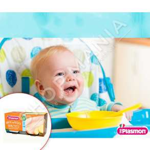 PLASMON - PESHK KOCE ME PATATE - 2 x 80G, +6 MUAJ