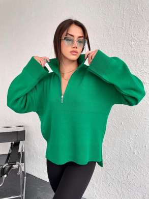 PULOVER ME JAKE TE HAPUR ME ZINXHIR - ALD-132