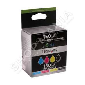 LEXMARK -  ORIGJINALE MULTIPACK NGJYRË E ZEZË / NGJYRË E KALTËR / NGJYRË MAGENTA / NGJYRË E VERDHË 14N1919 150 XL KARTUÇË ME BOJË, KONFEKSION ME 4 COPË