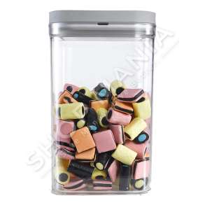 CURVER - KONTENITOR PLASTIK 1.8L "GRAND CHEF CUBE DRY CUBE TRANSPARENT & GREY" - 3253920997005