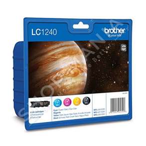 BROTHER - MULTIPACK NGJYRË E ZEZË/NGJYRË E KALTËR/NGJYRË MAGENTA/NGJYRË E VERDHË LC1240VALBPDR LC1240 KONFEKSION MIKS: BK/C/M/Y