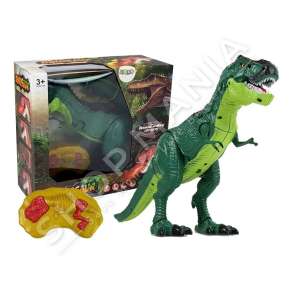 DINOZAUR ME TELEKOMANDE & BATERI +3VJEC "REMOTE CONTROLLED DINOSAUR R/C WITH STEAM & SOUNDS"