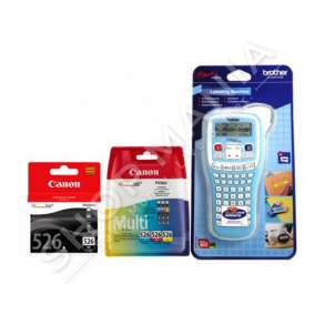 CANON -  VALUE PACK NGJYRË E ZEZË/NGJYRË E KALTËR/NGJYRË MAGENTA/NGJYRË E VERDHË CLI-526 MCVP 02 CLI-526 4 KARTUÇA CLI-526: BK +C +M +Y + P-TOUCH H100LB