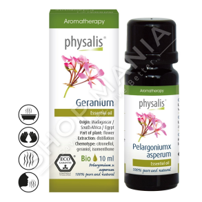 PHYSALIS - VAJ ESENCIAL PER RELAKSIMIN E LODHJES NERVORE 10ML "GERANIUM PELARGONIUM X ASPERUM"
