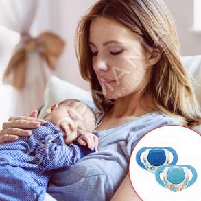 CHICCO - BIBERON FALLCO GOME "PHYSIO COMPACT" - 2 COPE, +12 MUAJ