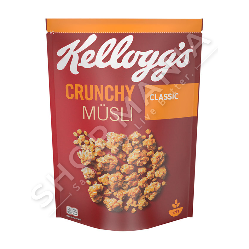 KELLOGG'S - CORN FLAKES ME ARRA "CRUNCHY MUSLI CLASSIC" - 500G