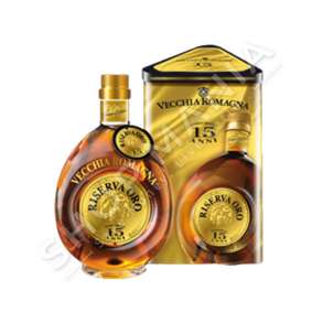VECCHIA ROMAGNA - BRANDY 15-VJECAR "RISERVA ORO" - 700ML, 38% VOL.