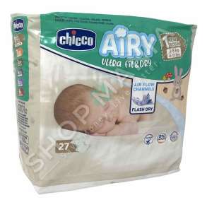 CHICCO - PELENA 27COPE/2-5KG "AIRY ULTRA FIT&DRY NEW BORN DIAPERS" - 8058664154586