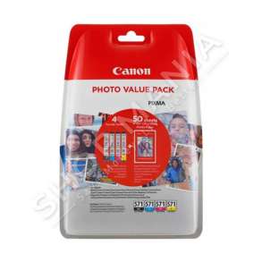 CANON -  VALUE PACK NGJYRË E ZEZË/NGJYRË E KALTËR/NGJYRË MAGENTA/NGJYRË E VERDHË CLI-571 PHOTO VALUE PACK 0386C006