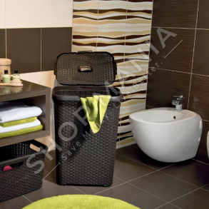 CURVER - KOSH RROBASH 60L "NATURAL STYLE RATTAN DARK BROWN" - 3253920707017