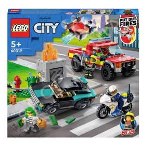 LEGO - LEGO +5VJEC/295PJESE "CITY FIRE RESCUE AND POLICE CHASE 60319" - 5702017161037