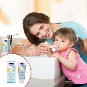 CHICCO - PASTE DHEMBESH ME MOLLE & BANANE PER FEMIJE - 50ML, +6 MUAJ