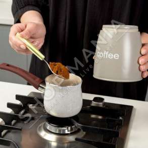 NAVA - XHEZVE ALUMINI 430ML "MEALTING POT/COFFEE POT WITH CERAMIC COATING" - 5205746886436