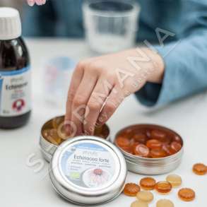 PHYSALIS - KARAMELE ME ECHINACEA & ACEROLA PER FORCIMIN E IMUNITETIT - 45G